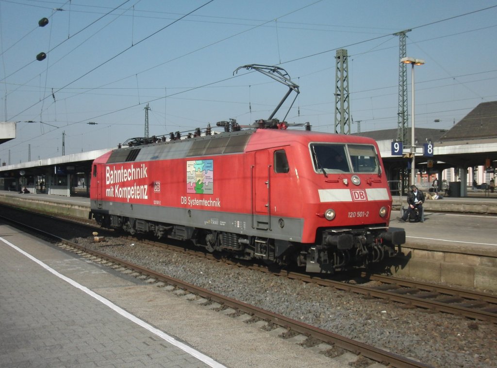 120 501 vom FTZ Minden am 29.3.2011 in Hamm
