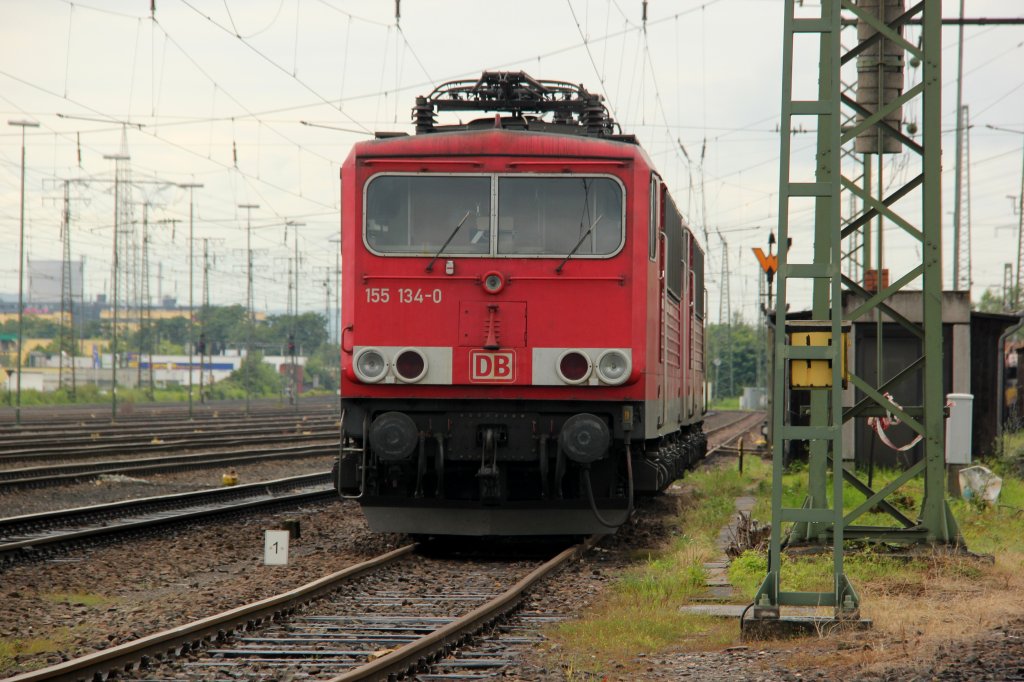 155 134-0 in Koblenz Ltzel am 17.07.2012