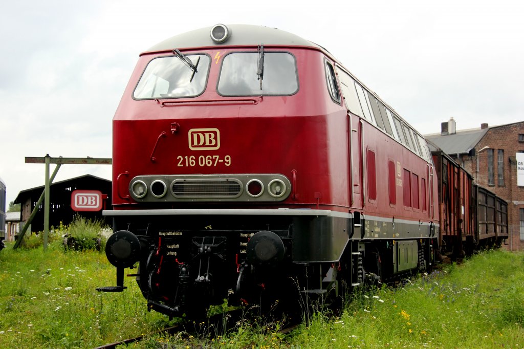 216 067-9 in Koblenz Ltzel am 17.07.2012