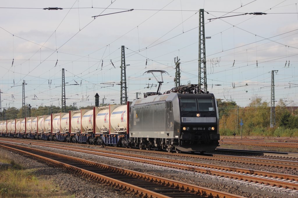 CFL Cargo 185 556-8 in Buchholz(Nordheide) am 14.10.2011