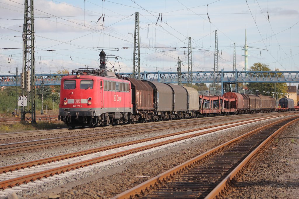 DB 140 172-8 am 14.10.2011 in Buchholz(Nordheide) 