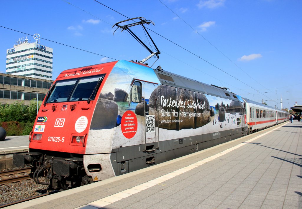 Sdafrika 101 025-5 am 16.09.2012 in Bochum Hbf