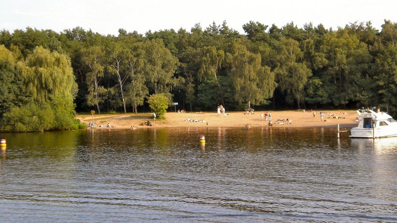 Badestelle am tegeler See, Sommer 2007