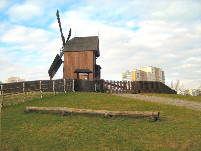 Bockwindmühle Marzahn, Februar 2008