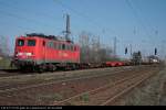 DB Schenker 140 677-6 und gemischtem Gterzug Richtung Seddin (Saarmund, 02.04.2009)
<br>
++ 15.11.2019 bei Bender, Opladen