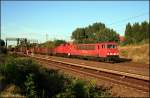 DB Schenker 155 163-9 und kalt dahinter 298 337-7 (98 80 3 298 337-7 D-DB) mit gem. Gterzug Richtung Wedding. In dem Zug lief ein Silberling von DB Regio aus Mnchen mit (Berlin Bornholmer Str, 31.07.2009)
<br><br>
Update: 10.02.2015 in Opladen verschrottet