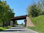 Die Finnebahnbrcke ber der B176 zwischen Laucha (U) und Golzen, am 01.05.2025. (Foto: Erik Ritterbach)