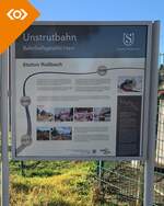 Neue Infotafel am Hp Roßbach am 24.04.2026. (Foto: NASA GmbH)