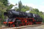 DR 50 3708-0 beim umsetzen im Bf Freyburg (Unstrut); 14.09.2008 (Foto: Gnther Gbel)