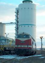 Anderer Blickwinkel auf die ELP 5250.05-5 bei ARCO in Karsdorf; 18.02.2009 