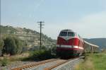 IG 58 3047 e.V. 118 770-7 aus Glauchau mit brachte einen Sonderzug nach Freyburg zum Winzerfest und ist hier bei Balgstdt unterwegs zum abstellen nach Karsdorf; 17.09.2006 (Foto: Andreas Leipoldt)