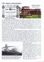 Teil einer Broschre des Rolebener Heimatverlages, in der auch die Geschichte der Unstrutbahn bercksichtigt wird. 