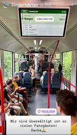 Danke an die zahlreichen Fahrgäste, die am Pfingstwochenende die von der IG #Unstrutbahn e.V. bestellten Züge von/nach Roßleben anlässlich der Saale-Weinmeile genutzt haben; 08.06.2025 (Foto: IG Unstrutbahn e.V.)