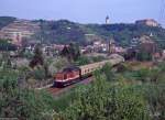 DB 202 286-1 mit einem Personenzug nach Nebra in Freyburg; 05.05.1995 (Foto: Michael Beitelsmann)