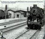 Bahnsteig 3 und DR 58 1876 in Naumburg (Saale) Hbf; 23.06.1967 (Foto: Karl-Friedrich Seitz)