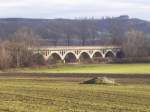 Unstruthochwasserviadukt zwischen Kirchscheidungen und Karsdorf; 24.11.2007