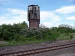 Ehemaliger Wasserturm im Bahnhof Teuchern; 08.05.2009 (Foto: Ralf Kuke)