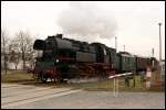 LEG 65 1049-9 mit einem Fotogterzugg von Gera nach Camburg, am 14.03.2009 bei der Einfahrt in Naumburg Ost. (Foto: Stefan Gross)