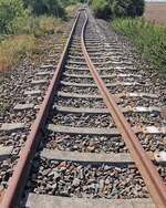 Trauriger Zustand vom Gleis zwischen Naumburg (S) und Teuchern. (Foto: Der Lokfhrer)