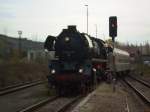 Ankunft des Leerzuges aus Freyburg in Karsdorf; 26.10.2008 (Foto: Christian Kirchner)