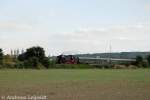 DR 65 1049 mit dem DPE 85975 von Chemnitz nach Freyburg, vor Robach; 12.09.2009 (Andreas Leipoldt)