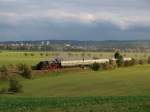 IGE Werrabahn 41 1144-9 mit dem Lr 74605 von Naumburg Hbf nach Freyburg, am 04.10.2009 bei Kleinjena. (Foto: Steffen Tautz)
