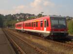 RE 17 nach Hagen erreicht am 19.09.09 den Bahnhof Arnsberg.