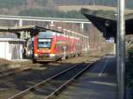 RE 57 nach Dortmund bei der Ausfahrt am 25.02.08