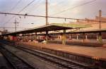 Luxemburg Bahnsteige September 1990. (Scan von Negative)