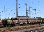 

Res DB Cargo Drehgestell Rungenwagen mit Nummer 31 RIV 80 D-DB 3938 840-6 Gterbahnhof Oberhausen West 11-07-2024.

Res vierassige rongenwagen van DB Cargo met nummer 31 RIV 80 D-DB 3938 840-6 goederenstation Oberhausen West 11-07-2024.