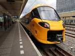 NS ICNG Triebzug 3124 whrend einer Probefahrt. Gleis 2 Leiden Centraal 21-07-2025.

NS ICNG treinstel 3124 tijdens een afname proefrit. Spoor 2 Leiden Centraal 21-07-2025.