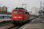 115 114 fhrt mit AZ 1385 am 21.03.2009 in Mnchen Ost ein.