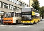 Ikarus-Bus und neuer Doppeldeckerbus, Mllerstrasse 2008