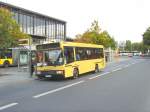 Traditionsfahrt 20 Jahre Mauerfall, Bus auf der damaligen Linie 73A am Bhf Zoo, Berlin 10.10.2009
