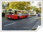 MAN-Bus aus Sddeutschland in Berlin bei den Sonderfahrten 20 jahre Mauerfall, Oktober 2009
