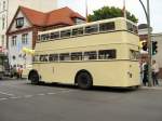 Hist. Doppeldeckerbus in der Mllerstrasse, Sept. 2008