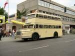 Hist. Doppeldeckerbus, Sept. 2008 in der Mllerstrasse