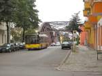 Linienbus an der Ilsebrcke, berlin 2008