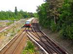 BR 481 auf der S9 beim Bhf Olympiastadion, Mai 2009
