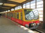 S 7, wegen Bauarbeiten nur bis Lichtenberg, Bahnhof Zoo Mai 2009