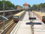 Bhf Olympiastation mit abgest. BR 481, Mai 2009