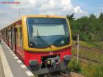 S-Bahnzug BR481/482 im Endbhf Blankenfelde (S 2)