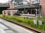S-Bahn im Bhf Berlin-Gesundbrunnen, Juli 2009