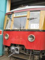 Alter berliner S-Bahnzug in Erkner 2007 anllich Fahrzeugausstellung