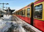 Winterbetrieb bei der S.Bahn: Stresow
Januar 2009