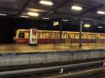 S-bahnzug im S+U-Bhf Wuhletal, Berlin Januar 2009