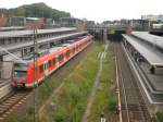 Zug der S-Bahn Stuttgart in Berlin-Gesundbrunnen als S-Bahn zum Sdkreuz, berlin Juli 2009