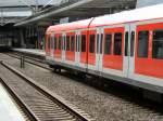 S-Bahnzug in Berlin-Sdkreuz, neu eingerichtete Ersatzlinie S21, Berlin Juli 2009