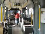 Innenansicht neue Strassenbahn fr Berlin, hier 2008 auf der Innotrans