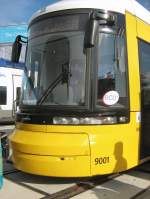 Neue Kopfform Flexity - Wagen 9001 fr Berlin, 2008